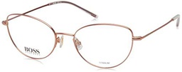 BOSS HUGO 1212 Gafas, Matte Red Gold, 54 para Mujer