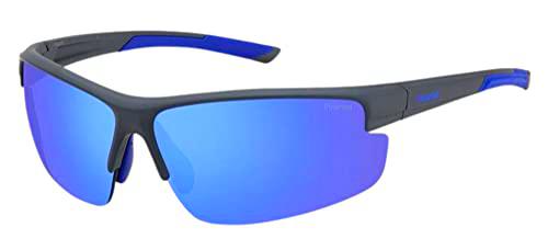 Polaroid Gafas de Sol PLD 7027/S Matte Grey/Blue 72/5/130 hombre