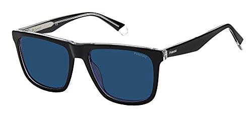 Polaroid Gafas de Sol PLD 2102/S/X Black Crystal/Blue 55/17/150 hombre