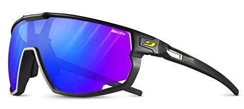 Julbo Rush Gafas DE Sol, Negro/Negro, Talla única Unisex Adulto