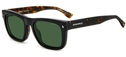 DSQUARED2 D2 0100/CS Gafas, 086, 55 para Hombre