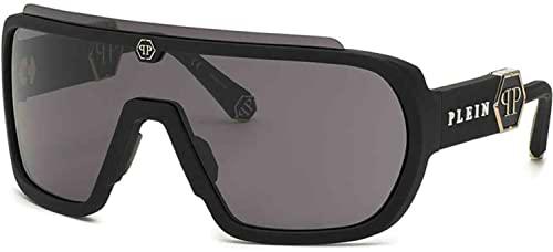 Philipp Plein SPP078 Gafas, Rubberized Black, 99 para Hombre