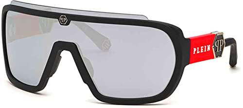 Philipp Plein SPP078 Gafas, Rubberized Black, 99 para Hombre