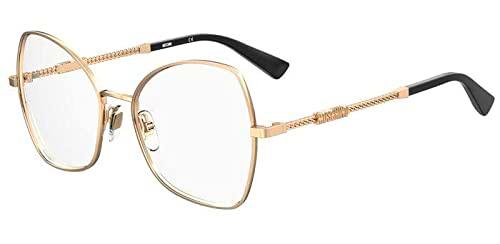 MOSCHINO MOS600 Gafas, Rose Gold, 53 para Mujer