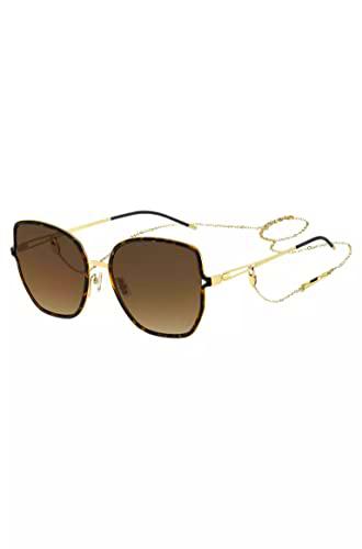 BOSS 1392/S Gafas, Matte Gold Havana, 57 para Mujer