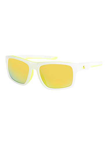 Quiksilver Blender Gafas, Matt Foggy White/ML Yellow