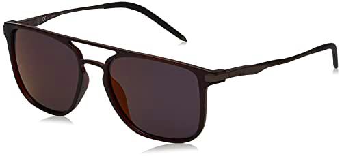 Fila SF9382 Gafas, Semi Matt TRANSP.Brown, 54 para Hombre