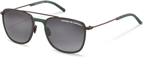 Porsche P8690 Gafas de Sol, Brown, 57 para Hombre