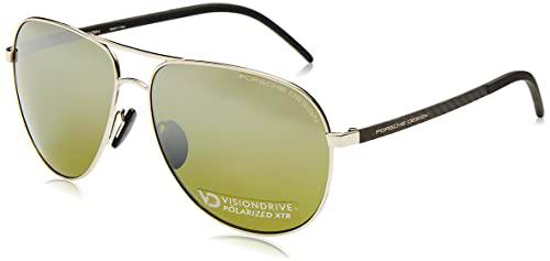 Porsche P8651 Gafas de Sol, Palladium, 63 para Hombre