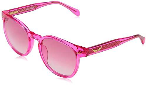 Zadig &amp; Voltaire SZV323 Gafas, Shiny Transparent Fuxia