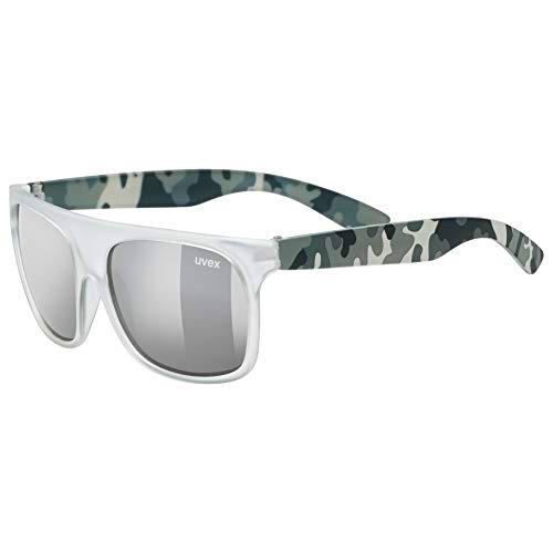 Uvex sportstyle 511 Gafas de sol, Juventud unisex, white transparent, one size