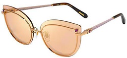 Chopard Schd41s Sunglasses, Oro Rosa/Oro Rosa, Talla única Unisex Adulto