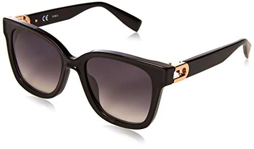 Furla SFU597 Gafas, Shiny Black, 53 para Mujer