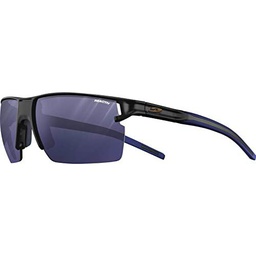 Julbo Outline Gafas DE Sol, Gris TRANSLU Shiny/Azul