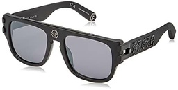 Philipp Plein SPP011X Gafas, Matt/Sandblasted Black