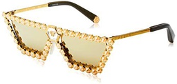 Philipp Plein SPP030S Gafas, Yellow Gold, 57 para Mujer