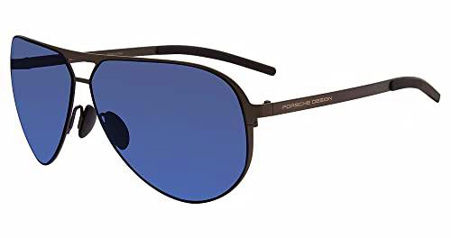 Porsche P8670 Gafas de Sol, Dark Gun, 64 para Hombre