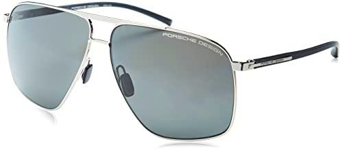 Porsche P8933 Gafas de Sol, Palladium, Black, 63 para Hombre