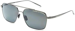 Porsche P8679 Gafas de Sol, Dark Gun, 60 para Hombre