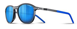 Julbo Link Gafas DE Sol, Negro TRANSLU Brillante/Azul/Blanco