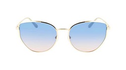 Calvin Klein Ck22113s Gafas, Gold/Sky, 58/18/140 para Mujer