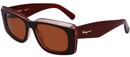 FERRAGAMO SF1079S Gafas, Brown/Nude, 54/18/140 para Mujer