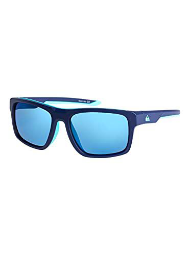 Quiksilver Blender Gafas, Matt Navy Blue/Flash BUE