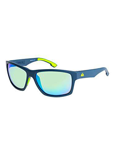 Quiksilver Trailway Gafas, Matt Navy/ML Yellow, One Size para Hombre