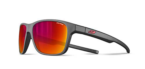 Julbo Lounge Gafas DE Sol, Negro/Rojo, Talla única Unisex Adulto