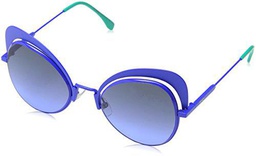 FENDI FF 0247/S GB PJP Gafas de Sol, Azul (Bluette/Grey Azure)