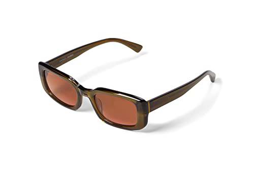 Serengeti Nicholson Gafas, Shiny Transparent Dark Green