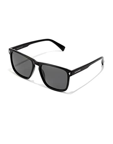 HAWKERS Dust Gafas, Dark Polarized, Black, Talla única Unisex Adulto