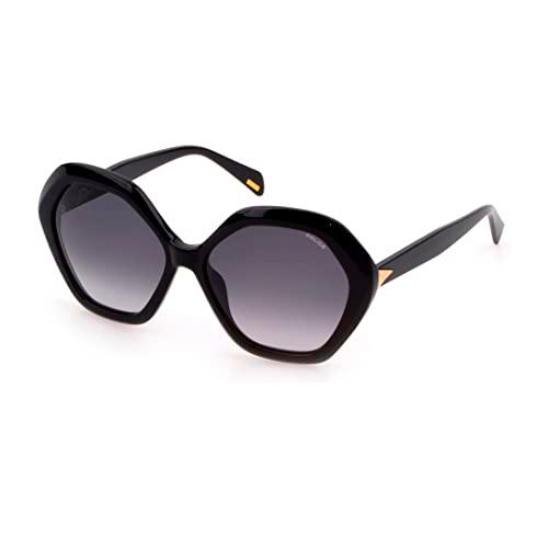 Police SPLD29 Gafas, Shiny Black, 57 para Mujer