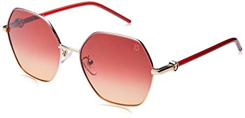 TOUS STO456 Gafas, Shiny Rose Gold with Col.Parts, 56 para Mujer