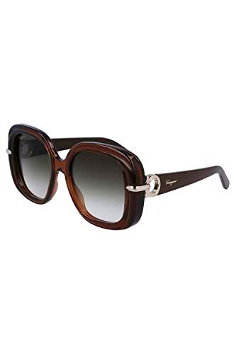 FERRAGAMO SF968S Gafas, Black, 55 para Mujer