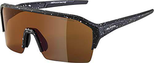 ALPINA Adultos Unisex, Ram Hmr+ Gafas Deportivas, (Black) One Size