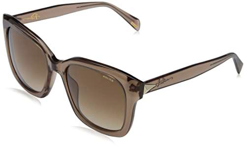 Police SPLD30 Gafas, Shiny TRANSP.Beige, 54 para Mujer