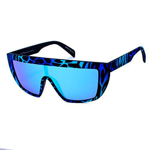 italia independent 0912-ZEF-022 Gafas de Sol, Azul/Negro, 122 Unisex