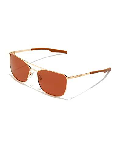 HAWKERS Sense Gafas, Brown Polarized, Gold, Talla única Unisex Adulto