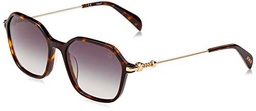 TOUS STOB42 Gafas, Shiny Dark Havana, 55 para Mujer