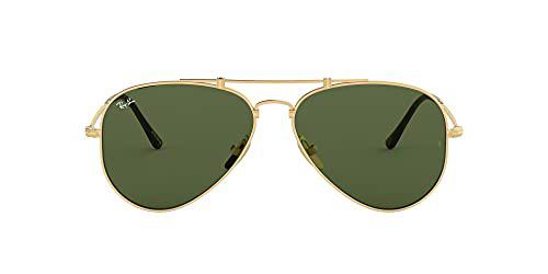 Ray-Ban Rb8125 TITANIO-0RB8125913658, Gold, 58 Unisex Adulto