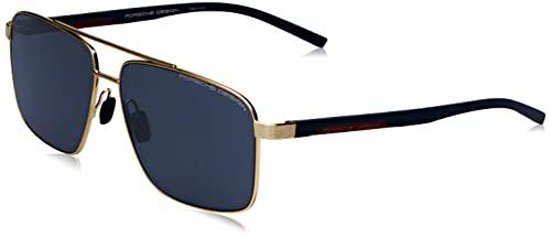 Porsche P8944 Gafas de Sol, Gold, Blue, Red, 62 para Hombre