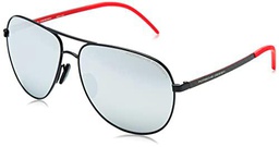 Porsche P8651 Gafas de Sol, Black, 63 para Hombre