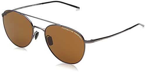 Porsche P8947 Gafas de Sol, Grey, Black, 56 Unisex-Adulto