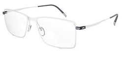 Silhouette Lite Wave 5533 Gafas, Smooth Rhodium, 55/17/145 para Hombre