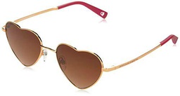 Benetton Sunglasses BE7010 Gafas, Shiny Rose Gold, 54/19-145 para Mujer