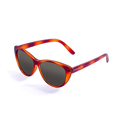 Paloalto Sunglasses Zurriola Gafas de Sol Unisex, Demy Brown/Red