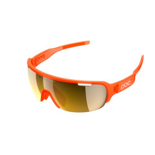 POC DO Half Blade Gafas del Sol, Unisex-Adult, Fluorescent Orange Translucent, One Size