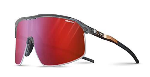 Julbo Density Gafas DE Sol, Negro TRANSLU/Cobre, Talla única Unisex Adulto