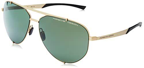 Porsche P8920 Gafas de Sol, Light Gold, Black, 63 para Hombre